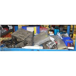 SHELF CONTENTS WITH VARIOUS HARDWARE, INCLS