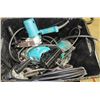Image 1 : TOTE WITH MAKITA POWER TOOLS, INCL GRINDER, HAMMER