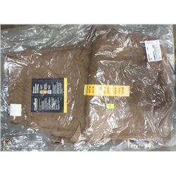 CARHARDT FLAME RESISTANT CANVAS OVERALLS,