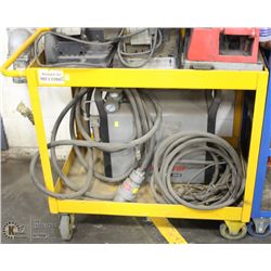 2 TIER ROLLING CART , 36X24X35