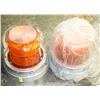 Image 1 : LOT OF 2 TRUCK STROBE LIGHTS, 7" DIAMETER
