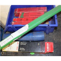 LOT OF VARIOUS WELDING ELECTRODES