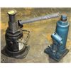 Image 1 : LOT OF 2 HYDRAULIC BOTTLE JACKS