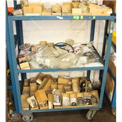 3 TIER ROLLING CART, 36X24X50