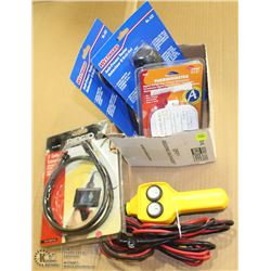 TOOL LOT: INCLUDES CRANE CONTROL, CABLE EXTENSION