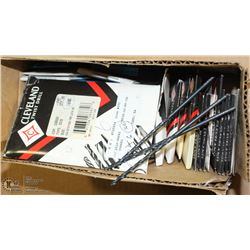 BOX OF ASSORTED MICRO DRILL BITS