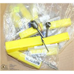 BAG OF ASSORTED BURR BITS