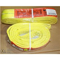 LOT OF TWO 2IN X 8FT POLYESTER SLINGS
