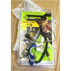 LOT OF 2 VOLTAGE DETECTORS & ADJUSTABLE WRIST