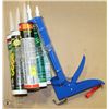Image 1 : 6 TUBES OF ASSORTED SEALANTS AND CAULKING GUN