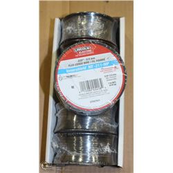 5 ROLLS OF LINCOLN .035 INCH FLUX CORD WIRE