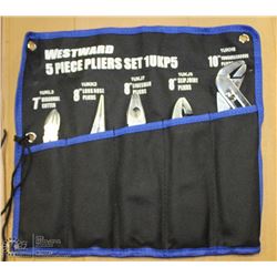 5PC WESTWARD PLIERS SET
