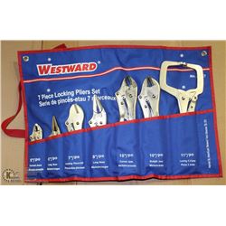 7PC WESTWARD LOCKING PLIERS SET