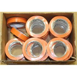 25 ROLLS OF 3M ORANGE VINYL TAPE