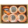 Image 1 : 25 ROLLS OF 3M ORANGE VINYL TAPE