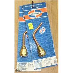 LOT OF 2 UNIWELD TYPE 730-2 WELDING TIPS