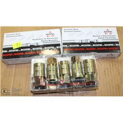 3 BOXES OF ACCUTEK PNEUMATIC QUICK DISCONNECT