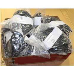 BOX OF PLASTIC WIRE PROTECTIVE COVERS