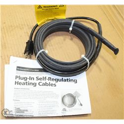 PLUG IN SELF REGULATING HEATING CABLE