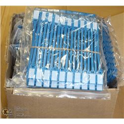 BOX OF BLUE LABEL ZIP TIES