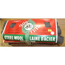 3 BUNDLES OF EXTRA FINE STEEL WOOL