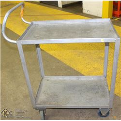 GREY ROLLING 2 TIER 32"X20"X38"