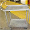 Image 1 : GREY ROLLING 2 TIER 32"X20"X38"