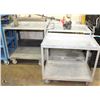 Image 1 : LOT OF 5 ROLLING 2 TIER CARTS 24X36