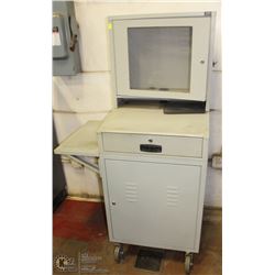 ROLLING COMPUTER CART WITH LONGER COVER &