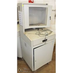 ROLLING COMPUTER CART WITH LONGER COVER