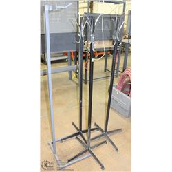 LOT OF 4 METAL COAT RACKS