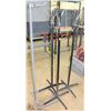 Image 1 : LOT OF 4 METAL COAT RACKS
