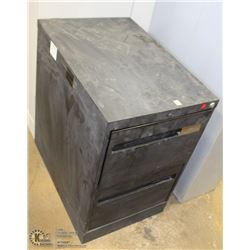 2 DRAWER METAL FILING CABINET 18"X27"X29"