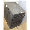 Image 1 : 2 DRAWER METAL FILING CABINET 18"X27"X29"