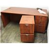 Image 1 : LARGE OFFICE DESK 71"X36"X29" COMES WITH FILING