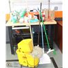 Image 1 : LOT OF ASSORTED CLEANING SUPPLIES INCL WIPES,