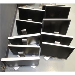 LOT OF 10 ASSORTED DELL MONITORS