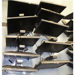LOT OF 10 ASSORTED DELL MONITORS