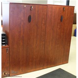 LOT OF TWO 2 DOOR CABINETS