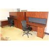 Image 1 : CORNER DESK WITH HUTCH, OFFICE DESK WITH HUTCH, 2