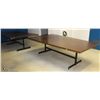 Image 1 : 2PC CONFERENCE TABLE 200"X60"