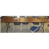 Image 1 : LOT OF 4 FOLDING 8FT TABLES