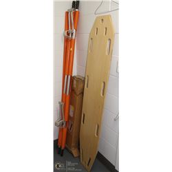BACKBOARD AND CANVAS STRETCHER
