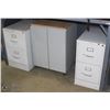 Image 1 : METAL WORK STATION WITH 2 FILING CABINETS