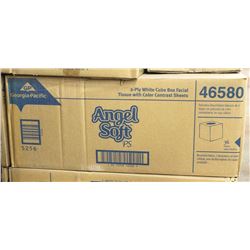 CASE OF ANGEL SOFT 2-PLY FACIAL TISSUE