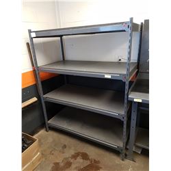 4 TIER SHELVING UNIT 50" X 25" X 63"