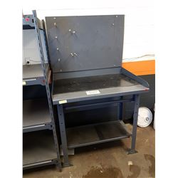 METAL WORK TABLE 36" X 27" X 63"