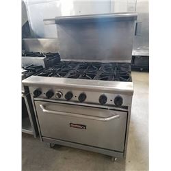 Tri-Star 6 Burner Range w/Oven Below