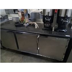 Beverage Air 72" Worktop Refrigerator w/ Custom Made Marble Top