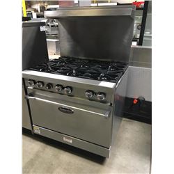American Range 6 Burner Range w/Oven Below